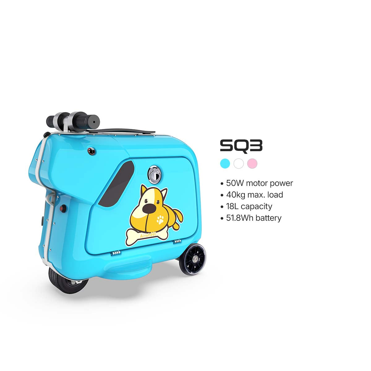 Airwheel SQ3 Smart Electric Luggage for Kids