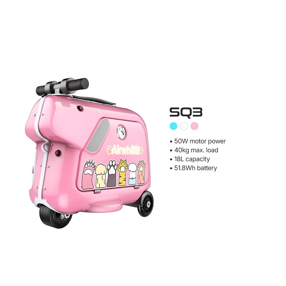 Airwheel SQ3 Smart Electric Luggage for Kids