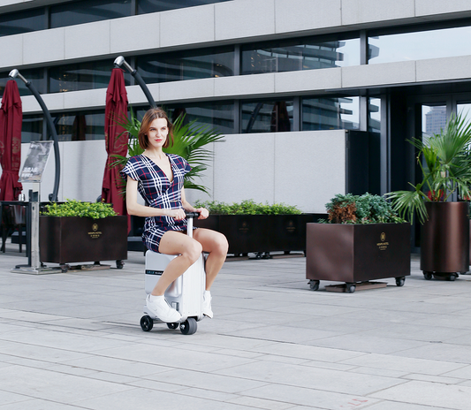 Meet Airwheel, the world's first motorized, smart, and connected suitcase