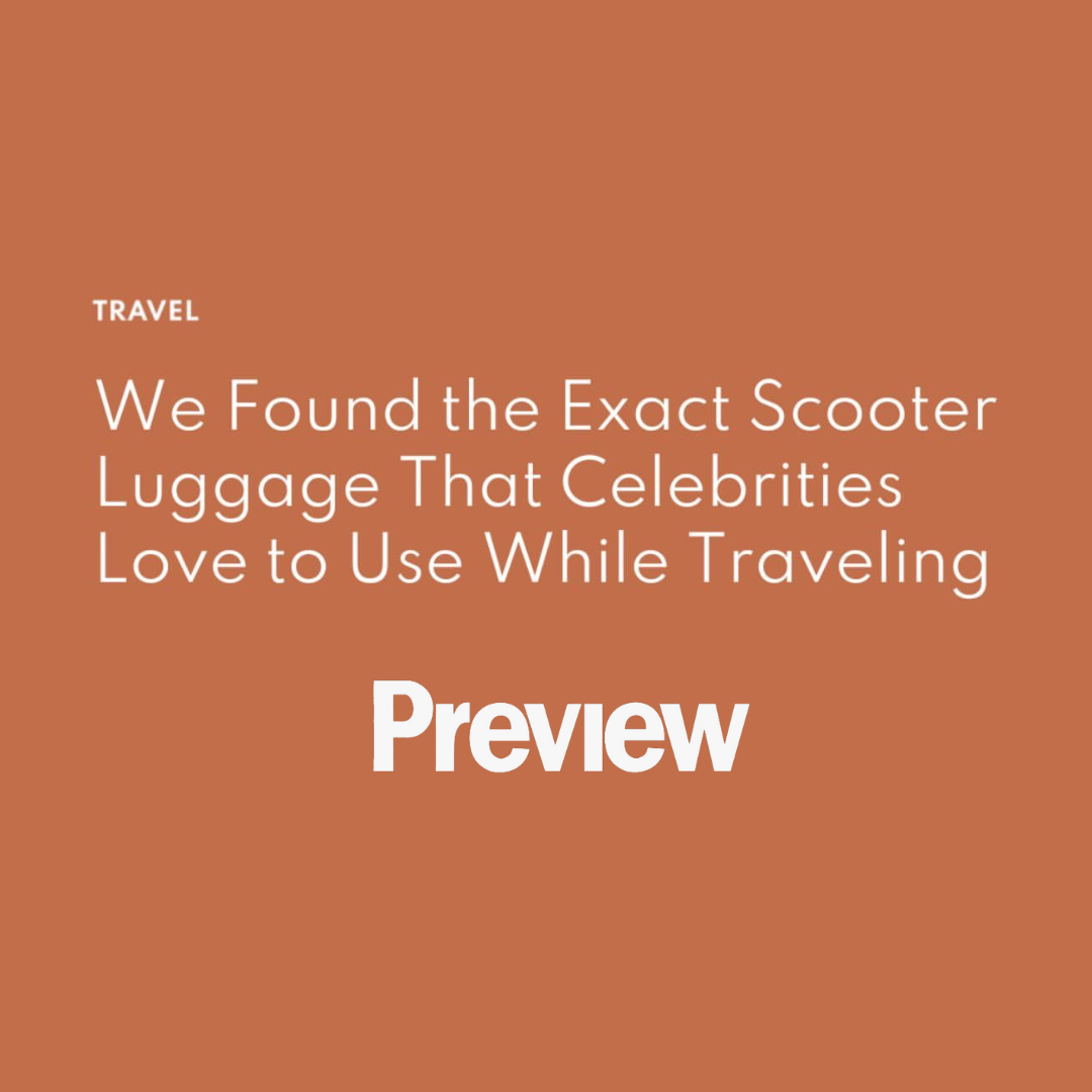 We Found the Exact Scooter Luggage That Celebrities Love to Use While ...